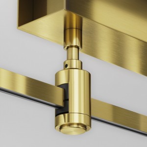 Voolusiin Maytoni lakke kinnitatav toiteploki alus toitesisendiga Flarity messing 24V