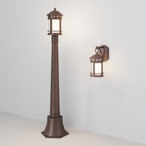 Pollarivalaisin Maytoni Salamanca ruskea 60W E27 360° IP44