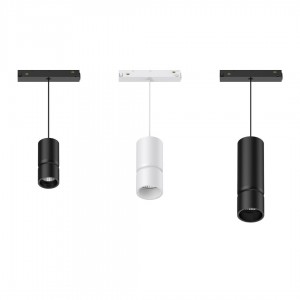 Track light Prolumen Magnatubus black 48V 6W 620lm 36° IP20 DALI 927