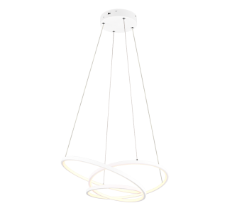 Rippvalgusti Trio Lighting Darvin valge 34W 4500lm CRI80 IP20 switch dimmer 2300K, 3000K, 4000K 3CCT