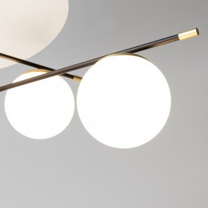 Laevalgusti Maytoni Nostalgia 6 must / kuldne E14 IP20