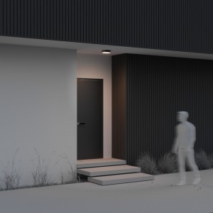 Фасадный светильник Maytoni Zon IP черный 30W 2200lm 110° IP65 830