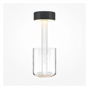 Ladattava pöytälamppu Maytoni AI Collaboration musta 3W 120lm CRI80 120° IP20 2200K, 3000K, 4000K 3CCT