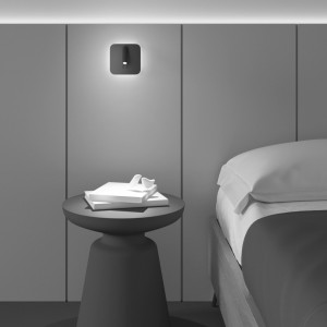 Seinävalaisin Maytoni IOS 176 musta 9W 550lm 30° IP20 830