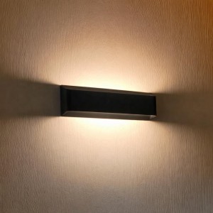 Seinavalgusti Prolumen WL16 must 230V 18W 720lm 90° IP20 830