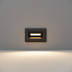 Süvistatav fassaadivalgusti Maytoni Bosca must 3W 250lm 65° IP65 830