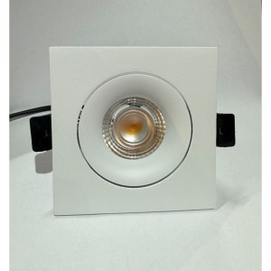 Süvisvalgusti DL8  dimmerdatav ja suunatav valge neljakandiline 8W 720lm 40° IP54 TRIAC 930