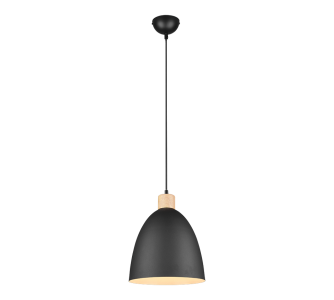 Rippvalgusti Trio Lighting Jagger must E27 IP20 switch dimmer