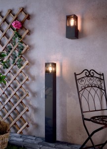 Pollarvalgusti Deko-Light Facado 2 tumehall E27 IP65