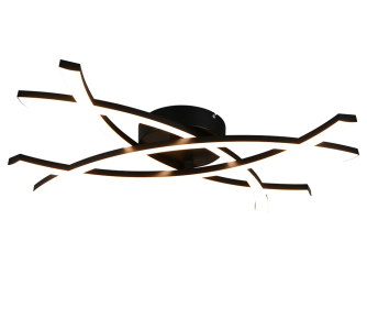 Laevalgusti Trio Lighting Pollock must 230V 22W 2500lm IP20 830