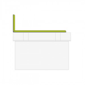 Accessory INTELIGHT Seinakinnitus RAL 9016 Suprema white