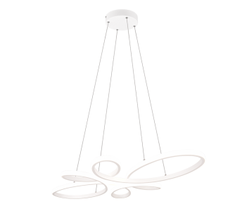 Rippvalgusti Trio Lighting FLY valge 32W 3900lm IP20 switch dimmer 4000K päevavalge