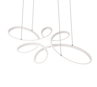 Rippvalgusti Trio Lighting FLY valge 32W 3900lm IP20 switch dimmer 4000K päevavalge