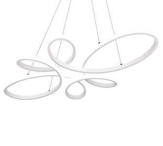 Rippvalgusti Trio Lighting FLY valge 32W 3900lm IP20 switch dimmer 4000K päevavalge