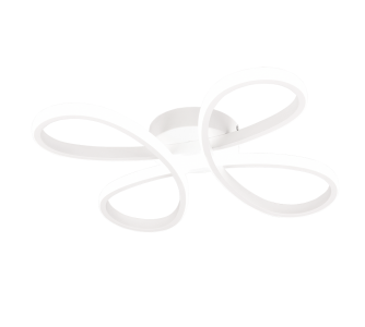 Laevalgusti Trio Lighting FLY valge 22W 2600lm IP20 TRIAC 4000K päevavalge