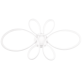 Ceiling lamp Trio Lighting FLY white 32W 3900lm switch dimmer 4000K pure white