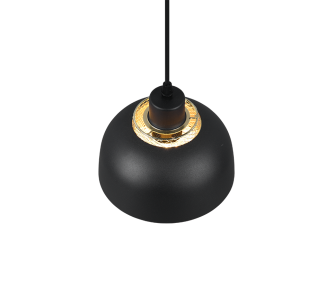 Rippvalgusti Trio Lighting Punch must / kuldne E27