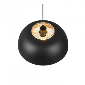 Rippvalgusti Trio Lighting Punch must / kuldne E27