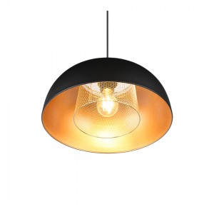 Rippvalgusti Trio Lighting Punch must / kuldne E27