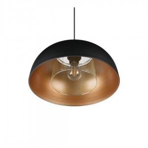 Rippvalgusti Trio Lighting Punch must / kuldne E27