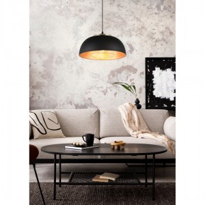 Rippvalgusti Trio Lighting Punch must / kuldne E27