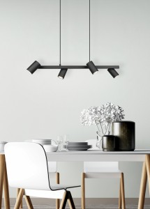 Rippvalgusti Trio Lighting Marley 4 must GU10 IP20