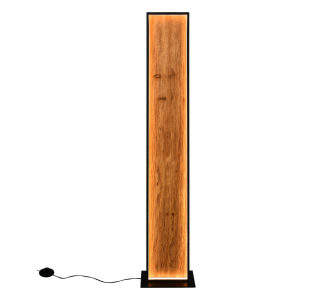 Floor lamp Trio Lighting Kalea wood 35W 4100lm IP20 switch dimmer 830
