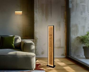 Floor lamp Trio Lighting Kalea wood 35W 4100lm IP20 switch dimmer 830