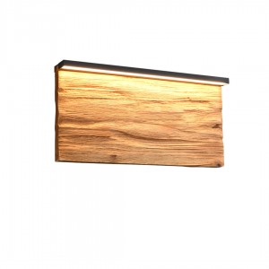 Seinävalaisin Trio Lighting Kalea puu 13W 1450lm IP20 switch dimmer 830