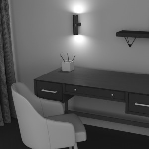 Wall light Maytoni Focus Design 2 X GU10 black GU10 IP20