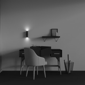 Seinävalaisin Maytoni Calipso 2 X GU10 musta GU10 IP20