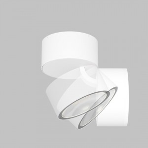 Julkisivuvalaisin Maytoni Spin valkoinen 12W 1050lm 55° IP54 930