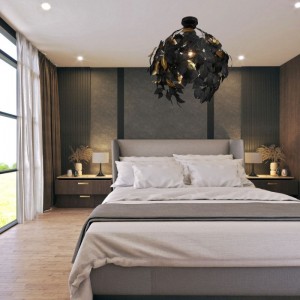 Laevalgusti Trio Lighting Leavy 3xE14 must / kuldne E14 IP20