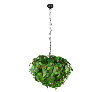 Rippvalgusti Trio Lighting Leavy 4xE14 roheline E14 IP20