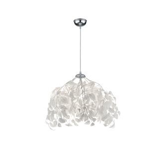 Rippvalgusti Trio Lighting Leavy valge E14 IP20