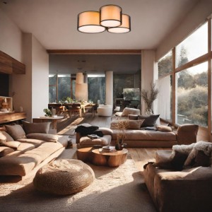 Laevalgusti Trio Lighting Burton 3 X E27 must 230V E14 IP20