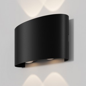 Fassaadivalgusti Maytoni Strato must 4W 400lm 49° IP54 830