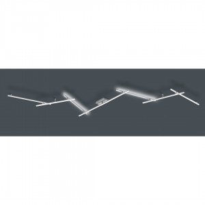 Laevalgusti Trio Lighting Indira nikkel matt 28W 3500lm IP20 switch dimmer 830