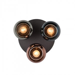 Kattovalaisin Trio Lighting Sheldon musta E14 IP20