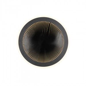 Плафон Trio Lighting Glace черный / белый круглый 21.5W 2600lm CRI80 IP20 switch dimmer  WARM TO COLD