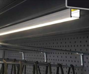 Alumiiniumprofiil TOPMET SMART16 B/U4 2m valge