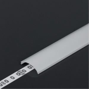 Alumiiniumprofiili kate TOPMET D 2m piimjasklaas 70%