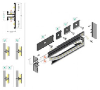 Alumiiniumprofiil TOPMET GLOW12 hõbedane