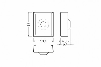 Kinnitusklamber TOPMET Z cone must