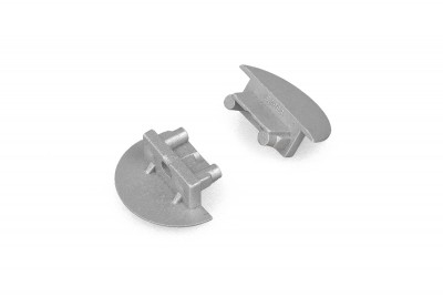 Otsakork TOPMET BEGTIN12 auguga hõbedane