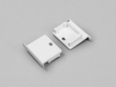 Otsakork TOPMET LINEA-IN20 auguga valge