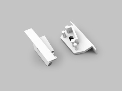 Otsakork TOPMET Diagonal14 avaga valge