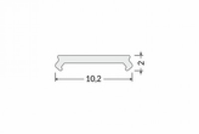 Alumiiniumprofiili kate TOPMET C2 click piimjas 70% 20m