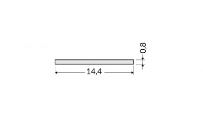 Alumiiniumprofiili kate TOPMET A1 slide 2m