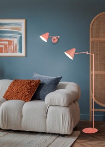 Seinavalgusti Trio Lighting Cosima aprikoos E14 IP20